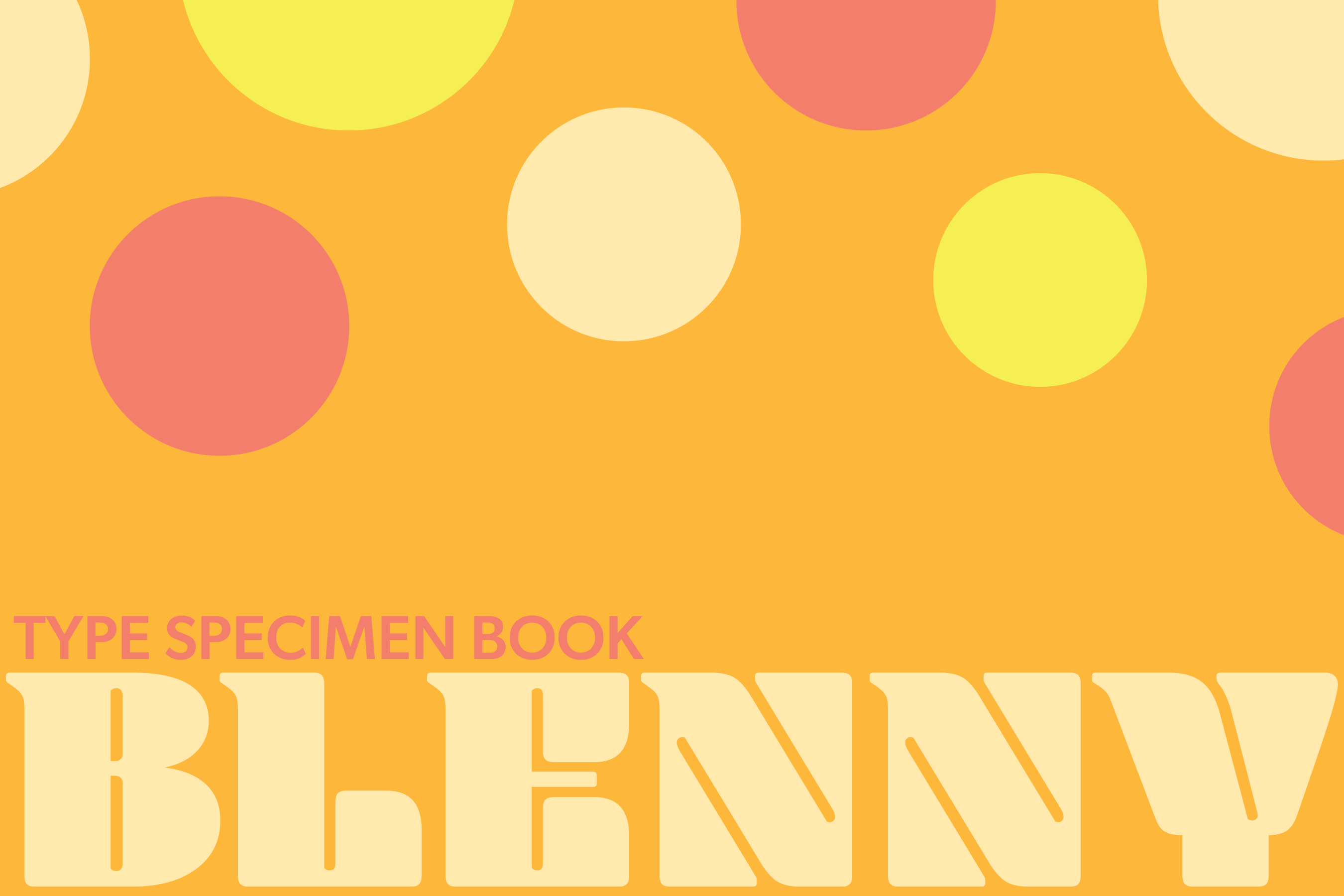Blenny Type Spec Book