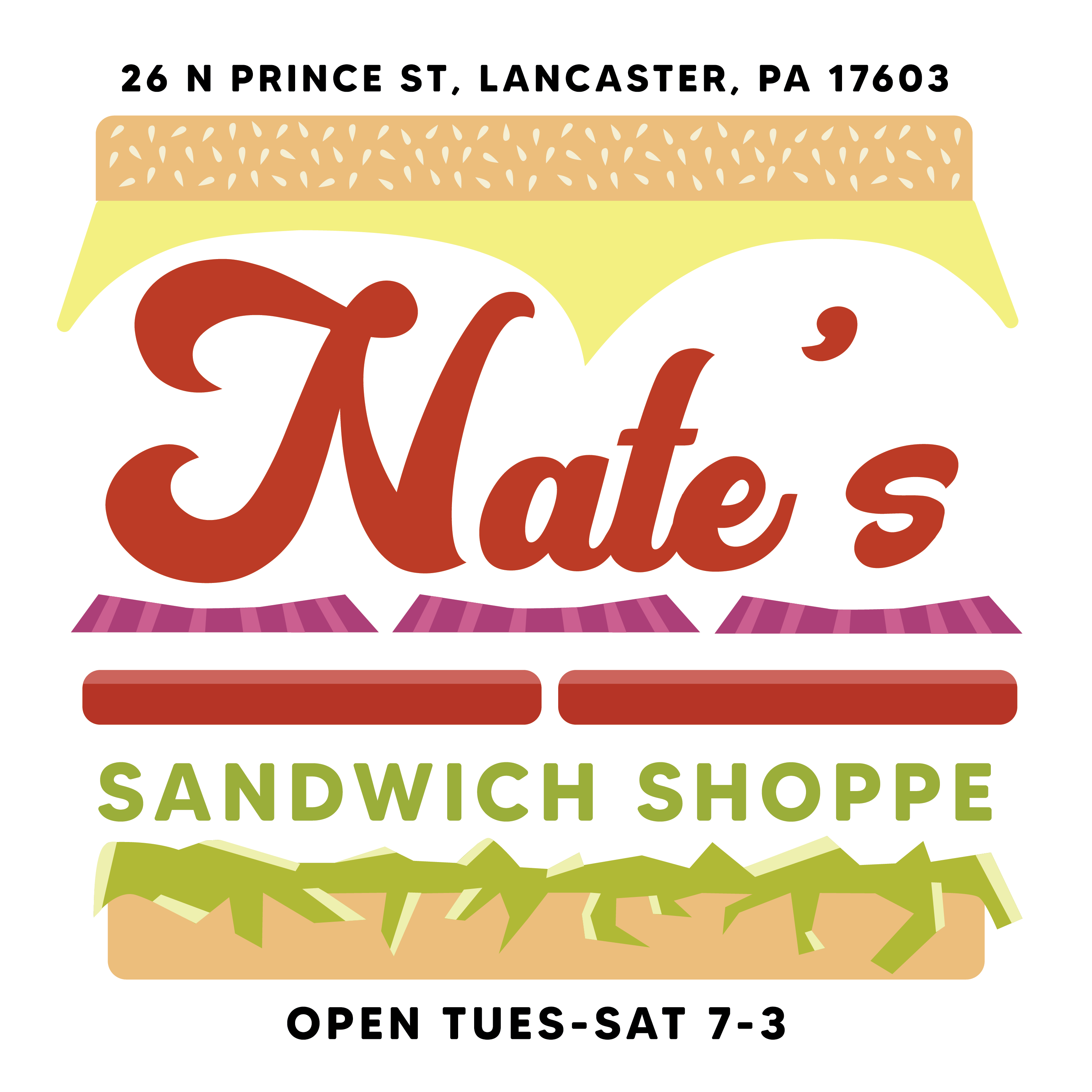 Nate’s Sandwich Shoppe Logo Concept
